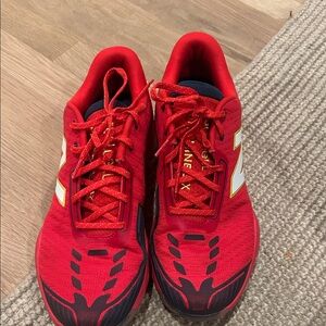 New Balance Red and Black Running Shoes